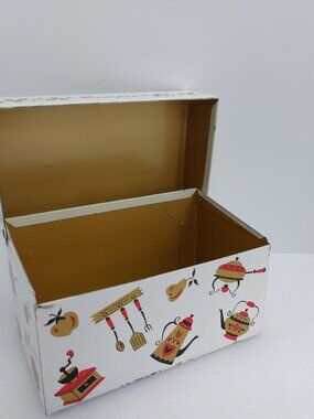 Vintage Ohio Art Company Metal Recipe Box